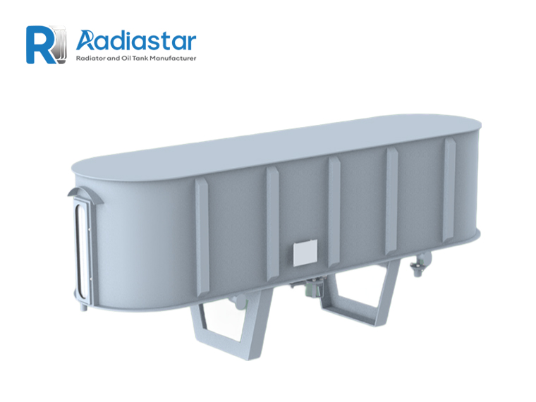 Horizontal External Oil Corrugated Transformer Conservator Tank